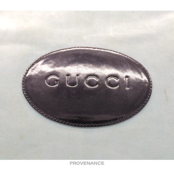 🔴 Gucci Microsuede Shopping Tote - Powder Blue - Picture 4 of 7